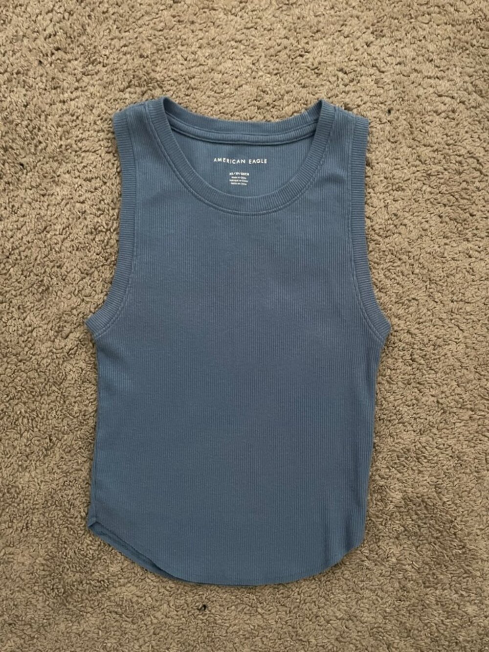 American Eagle Baby Blue Crop Tank!